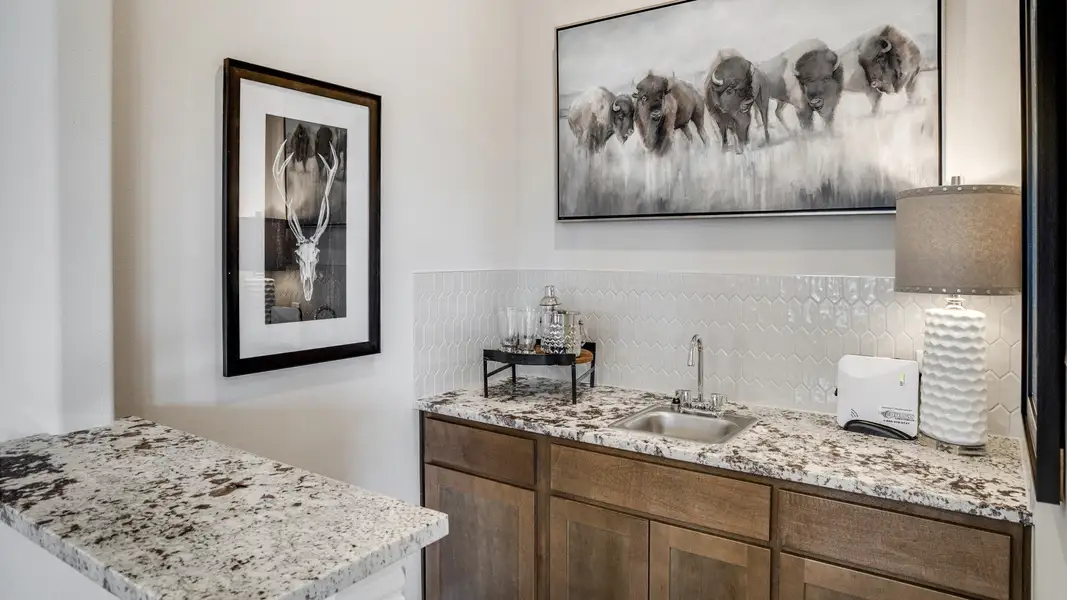 Furnished interior view inside a new home in Anna Ranch, Anna (Image 6).