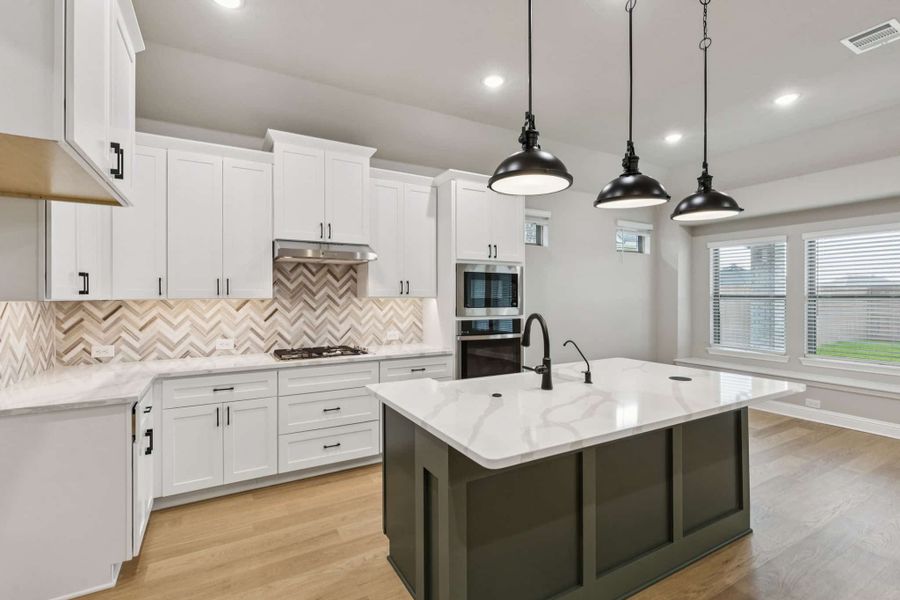 Representative furnished interior of a home built from the Addison – 50′ Lot by Chesmar Homes in Heartland, Heartland (Image 5).