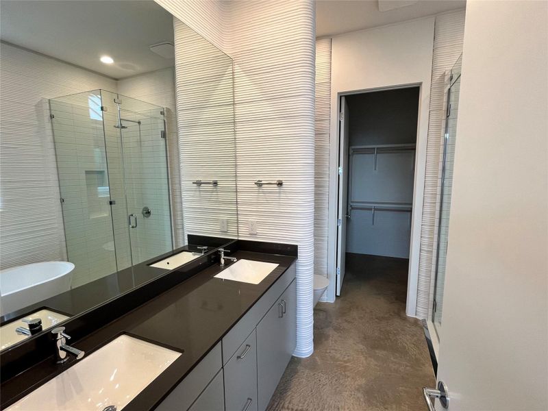 Furnished interior view inside a new home in Wolf Ranch: Genesis Collection, Georgetown (Image 4). Furnished interior view inside a new home in Wolf Ranch: Genesis Collection, Georgetown (Image 4).