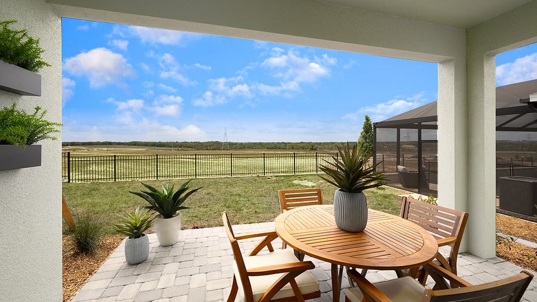 Representative exterior details of a home built from the Caicos by Taylor Morrison in Esplanade at McKinnon Groves, Winter Garden (Image 3).