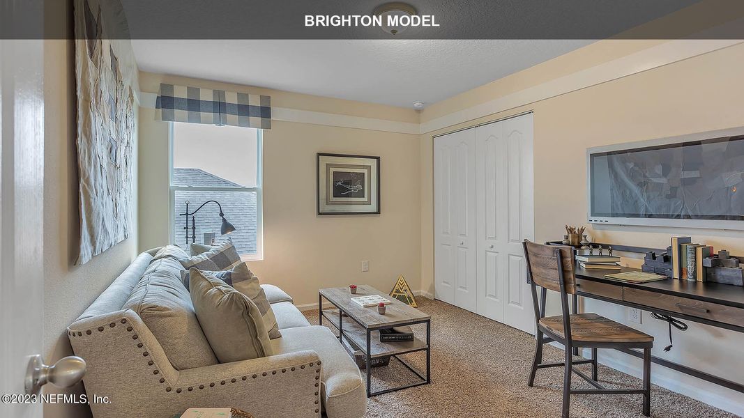 Furnished interior view inside a new home in Cross Creek Express, Green Cove Springs (Image 11). Furnished interior view inside a new home in Cross Creek Express, Green Cove Springs (Image 11).