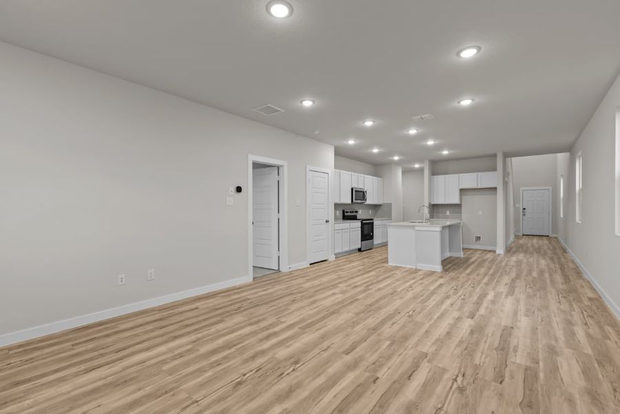 A large empty room.