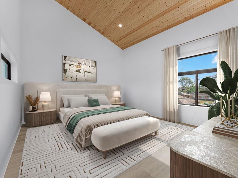 Furnished interior view inside a new home in , Houston (Image 4).