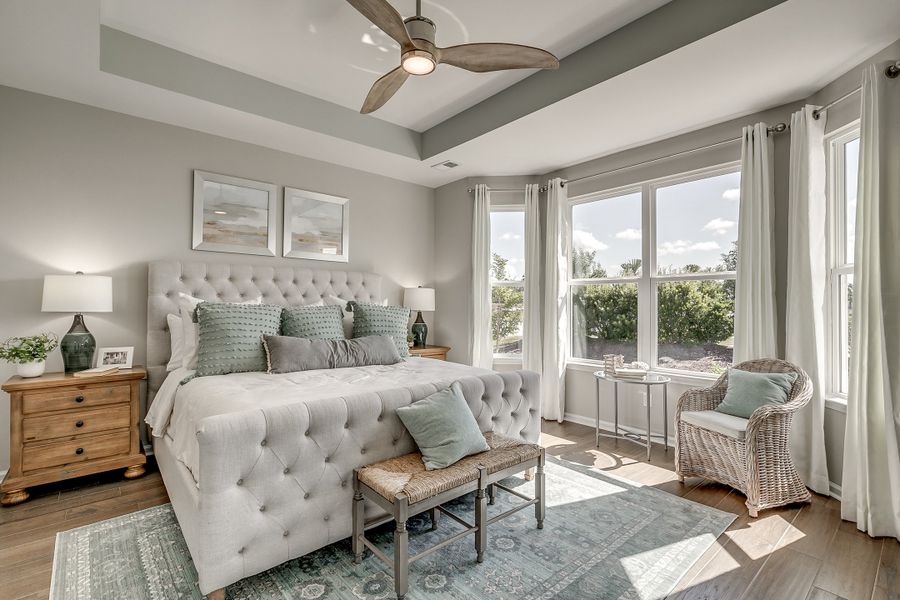 Furnished interior view inside a new home in Marshfield Gardens, Longs (Image 8).