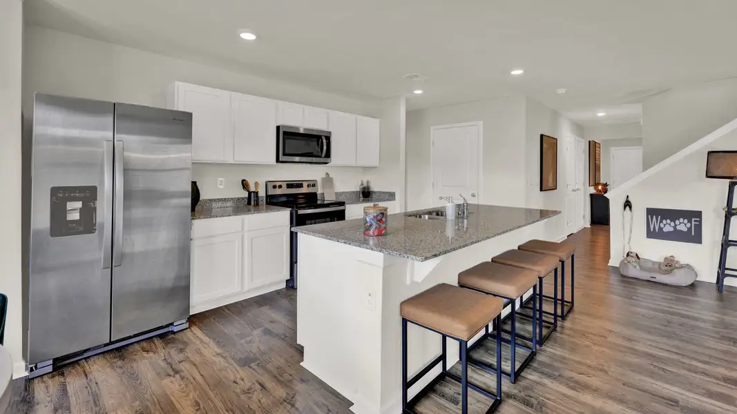 Furnished interior view inside a new home in Hawk's Ridge, Rossville (Image 10).