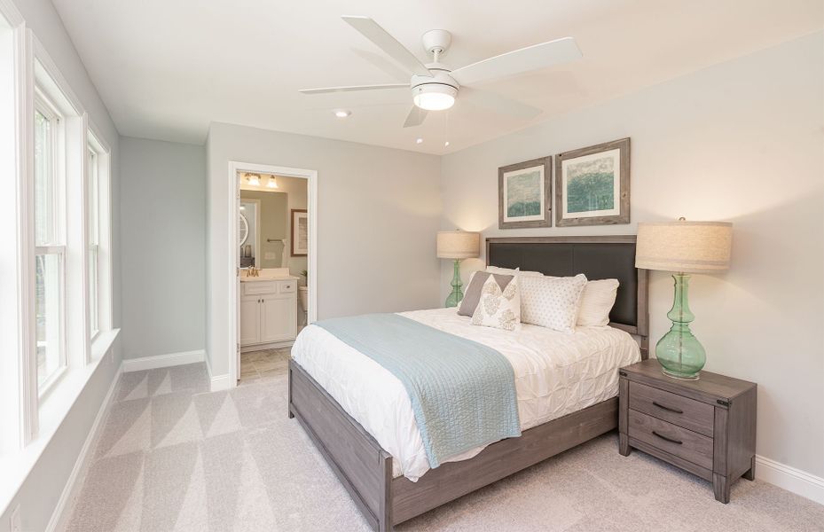 Furnished interior view inside a new home in Midpoint at New Riverside, Bluffton (Image 9).