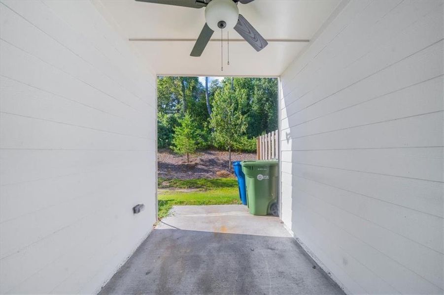 Exterior details and patio area of a home in , Atlanta (Image 3).