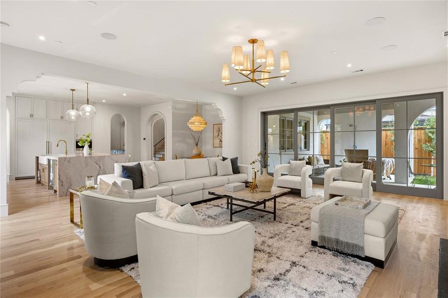 Furnished interior view inside a new home in , University Park (Image 6).