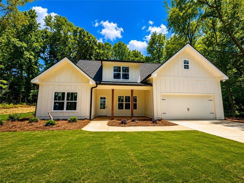 Front exterior of a new home in , Nicholson, GA, highlighting curb appeal (Image 11).