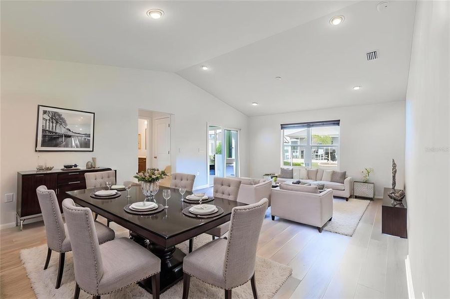 Furnished interior view inside a new home in , The Villages (Image 7).