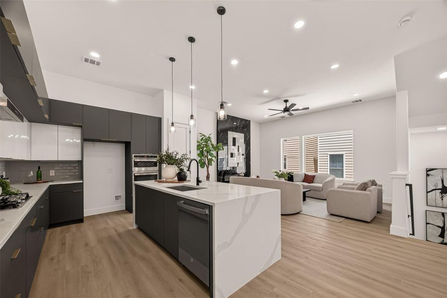 Furnished interior view inside a new home in , Houston (Image 5).