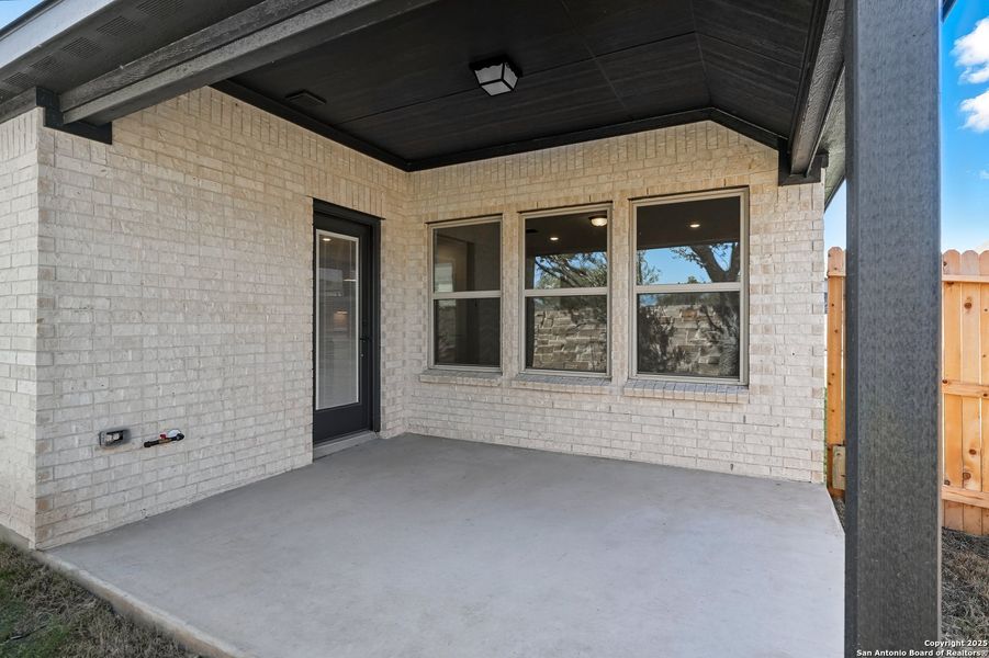 Exterior details and patio area of a home in Davis Ranch, San Antonio (Image 3). Exterior details and patio area of a home in Davis Ranch, San Antonio (Image 3).