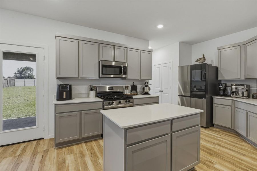 Furnished interior view inside a new home in Samara, League City (Image 19).