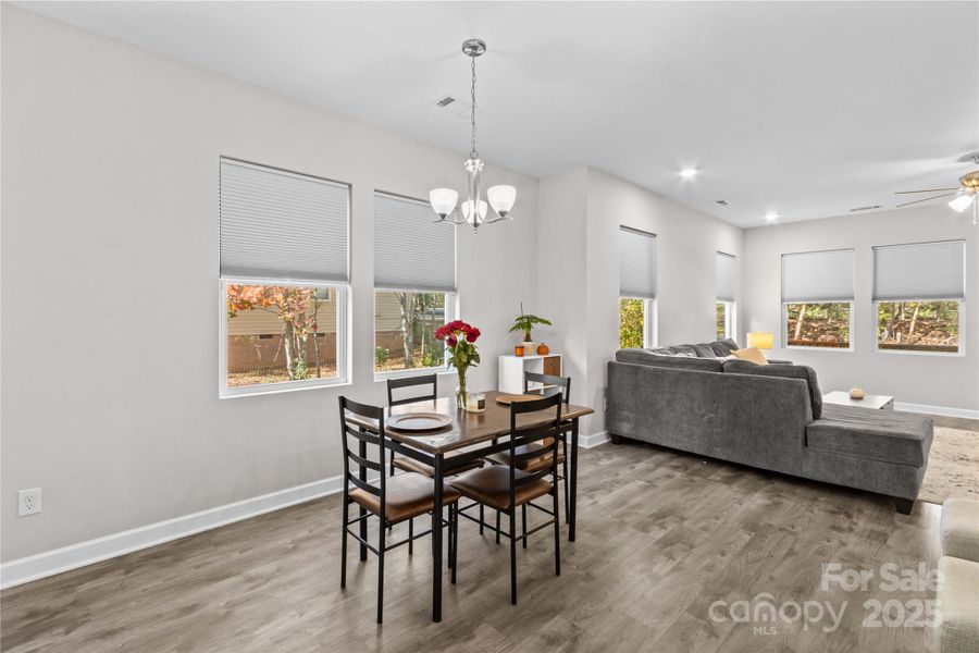 Furnished interior view inside a new home in , Statesville (Image 27).