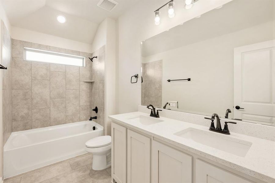 Furnished interior view inside a new home in Trees Farm, DeSoto (Image 11). Furnished interior view inside a new home in Trees Farm, DeSoto (Image 11).