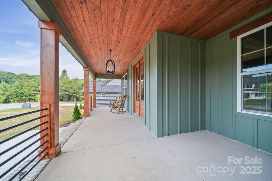 Exterior details and patio area of a home in , Kannapolis (Image 24).