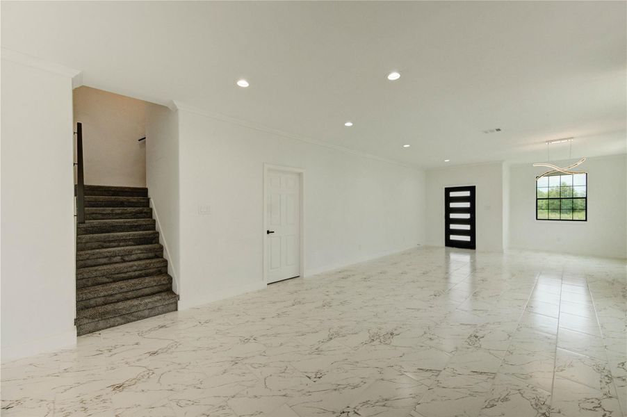 Spacious, unfurnished interior of a new home in , Cleveland (Image 24).