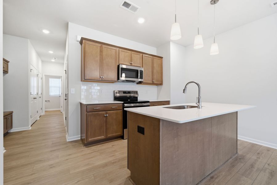 Furnished interior view inside a new home in Lakeview Village, Charlotte (Image 6).