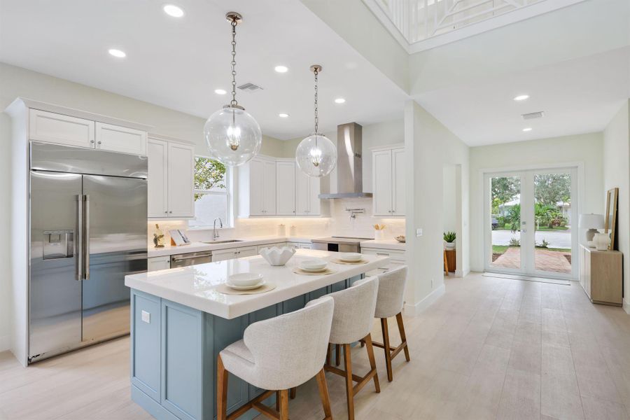 Furnished interior view inside a new home in , Jupiter (Image 34).