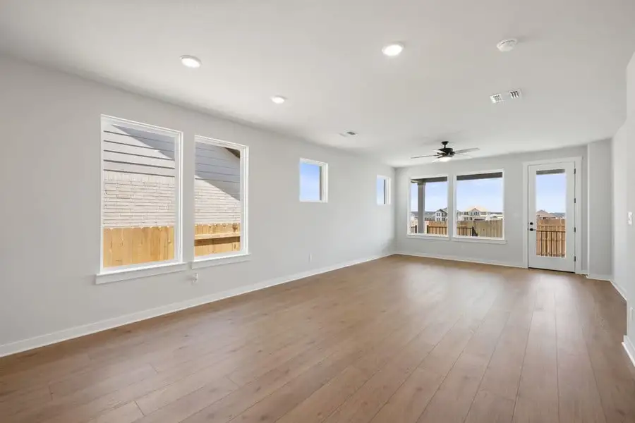Spacious, unfurnished interior of a new home in Lariat, Liberty Hill (Image 16). Spacious, unfurnished interior of a new home in Lariat, Liberty Hill (Image 16).