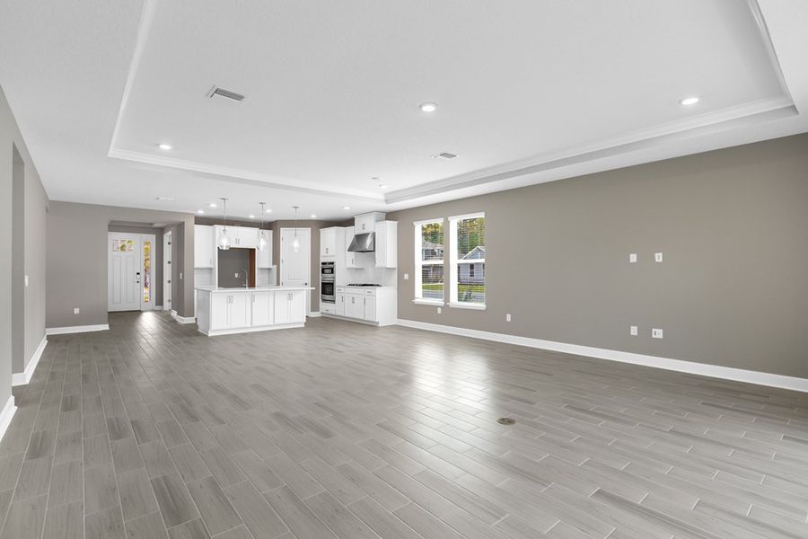 Spacious, unfurnished interior of a new home in Osprey Cove, St. Marys (Image 29). Spacious, unfurnished interior of a new home in Osprey Cove, St. Marys (Image 29).
