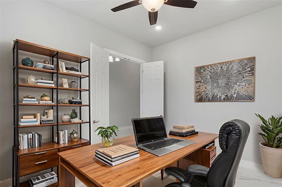 Furnished interior view inside a new home in , Denison (Image 17).