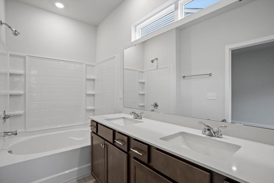 Furnished interior view inside a new home in Renaissance at White Oak, Garner (Image 13).