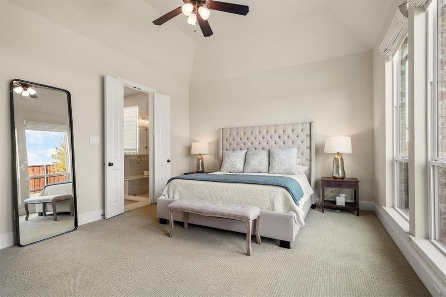 Furnished interior view inside a new home in , Prosper (Image 29).