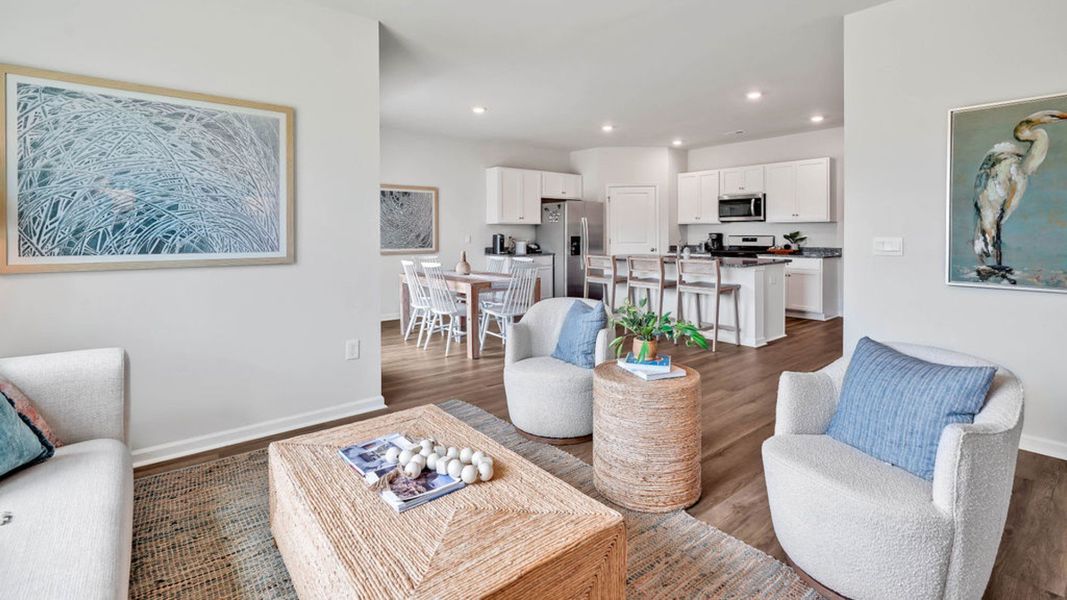 Representative furnished interior of a home built from the CALI by D.R. Horton in Driftwood, Richlands (Image 11).