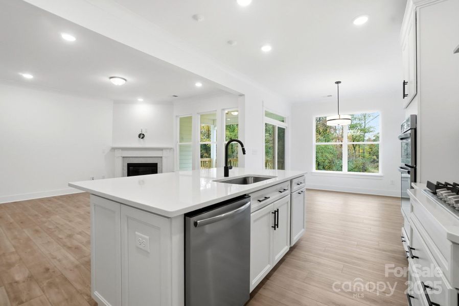 Furnished interior view inside a new home in Villas at Prestwick, Mooresville (Image 6).