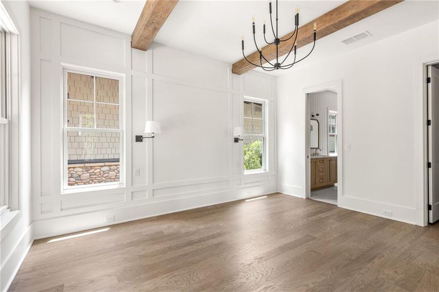 Furnished interior view inside a new home in , Chattahoochee Hills (Image 6). Furnished interior view inside a new home in , Chattahoochee Hills (Image 6).