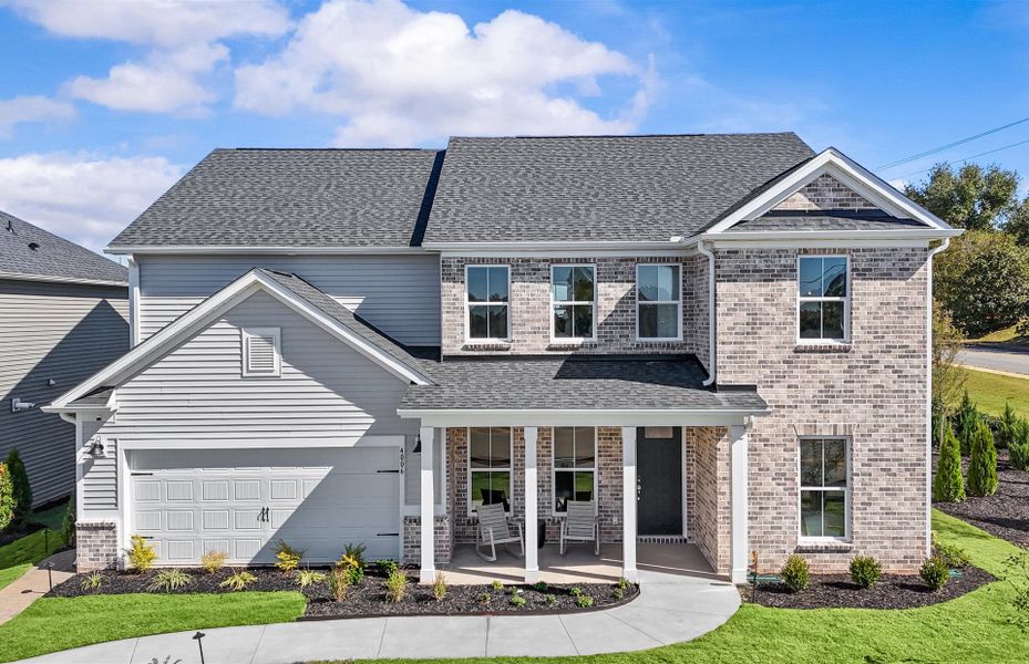 Representative exterior photo of a completed home built from the Frazier by Pulte Homes in Sparrow Creek, Boiling Springs, SC (Image 24).