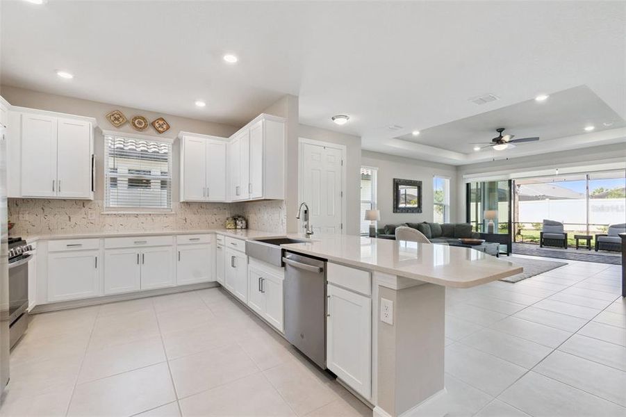 Furnished interior view inside a new home in , Wesley Chapel (Image 50).