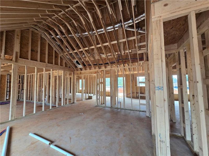 In-progress construction of a new home in , Lavonia, GA (Image 4).