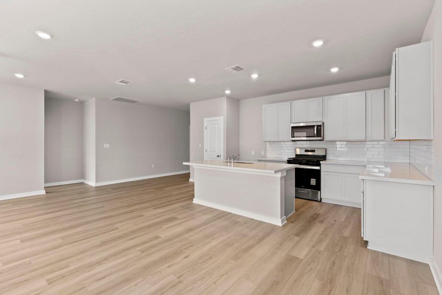 From Family Room to Open Concept Kitchen