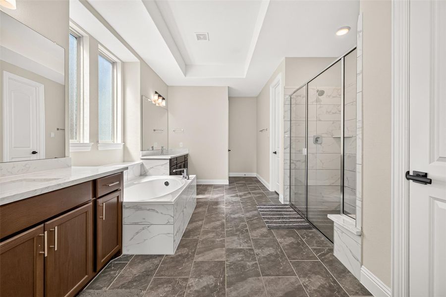 Furnished interior view inside a new home in , Katy (Image 29).