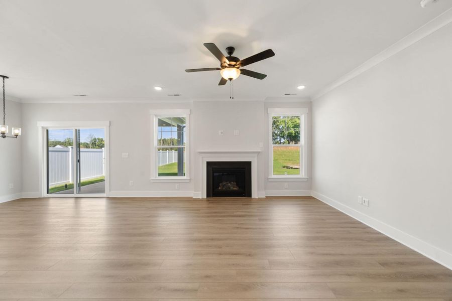 Spacious, unfurnished interior of a new home in Monterra, Kernersville (Image 17).