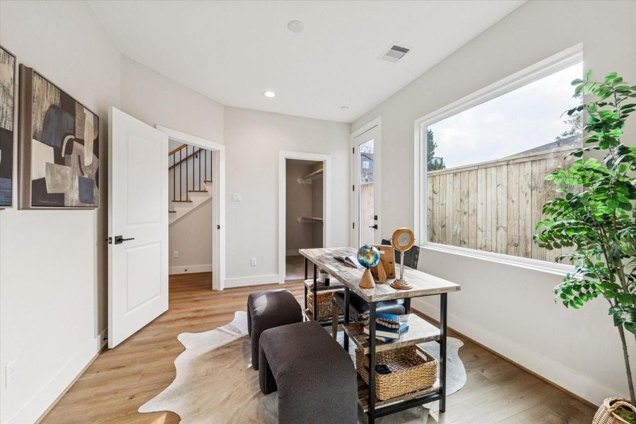 An additional view of the 3rd bedroom.