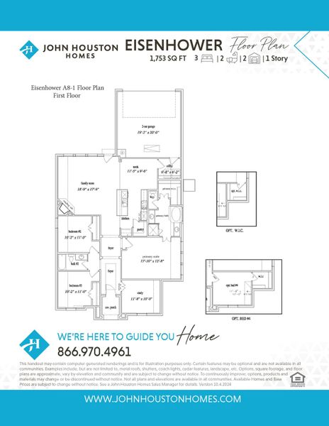 Eisenhower A8-1 Floor Plan