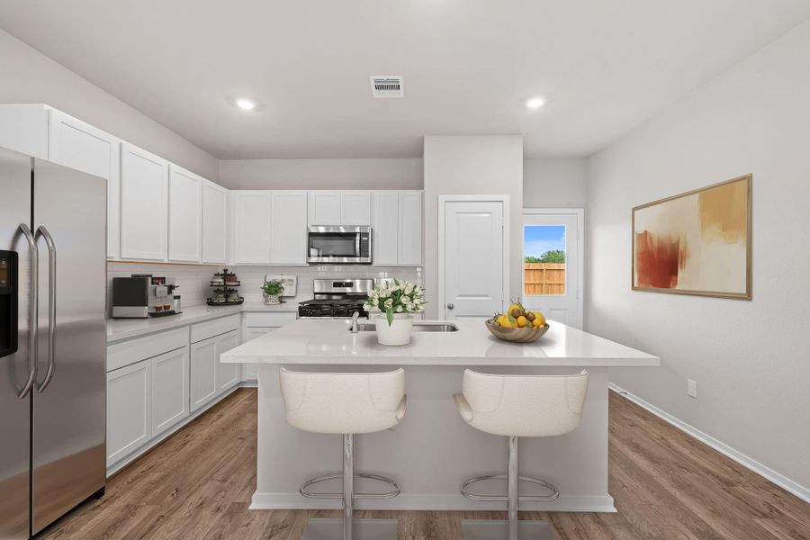 Furnished interior view inside a new home in Creekhaven, Rosharon (Image 5).