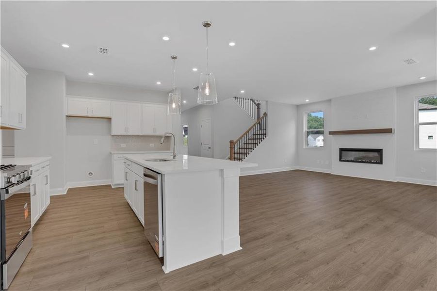 Furnished interior view inside a new home in Cambridge at Steels Bridge, Canton (Image 9).