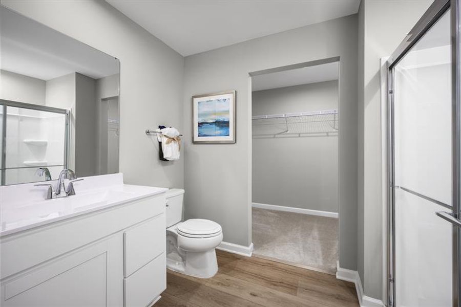 Representative furnished interior of a home built from the Spruce by Ryan Homes in Gibson Grove, Laurens (Image 10).