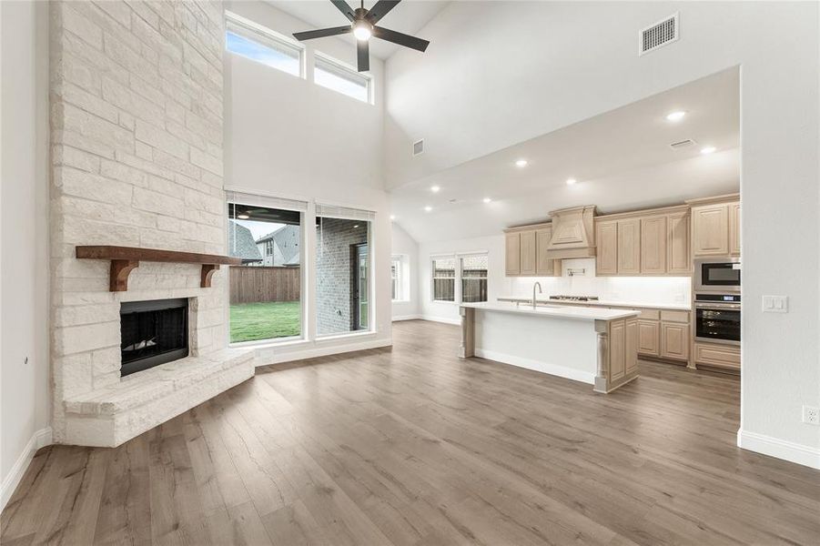 Furnished interior view inside a new home in Waterscape Classic 50s, Royse City (Image 7). Furnished interior view inside a new home in Waterscape Classic 50s, Royse City (Image 7).