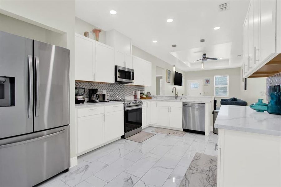 Furnished interior view inside a new home in , Tampa (Image 24).
