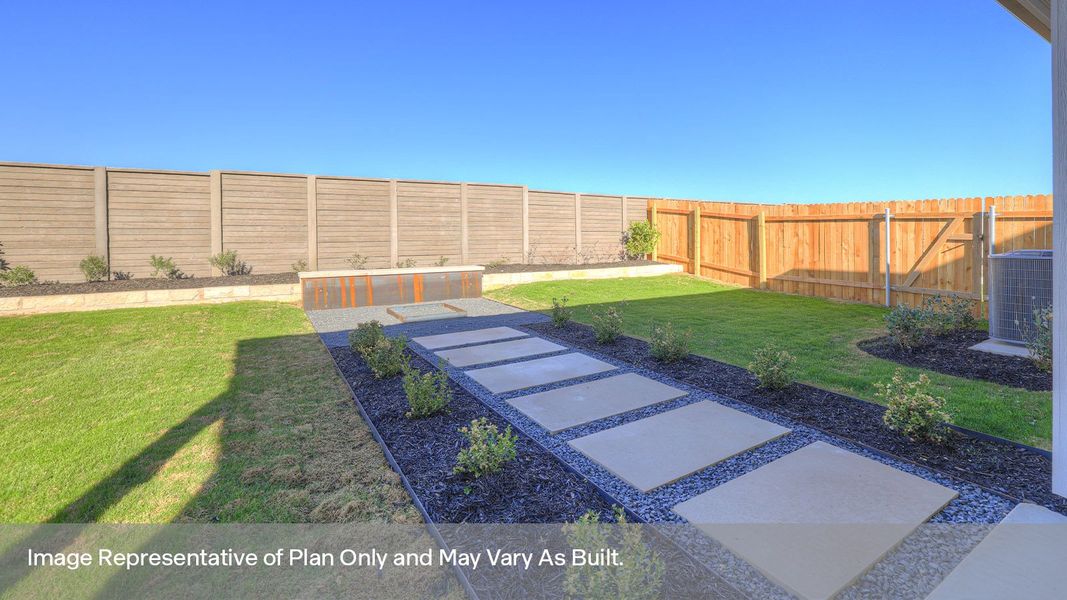 Exterior details and patio area of a home in Whisper South, San Marcos (Image 4).