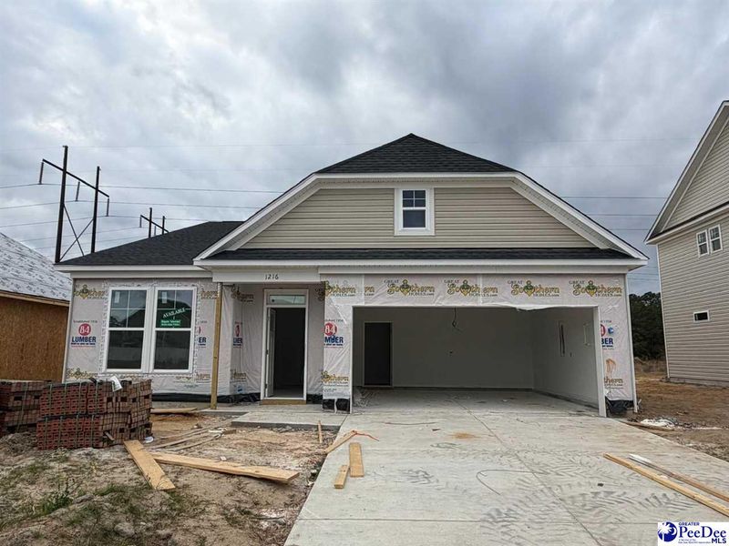 In-progress construction of a new home in The Grove, Florence, SC (Image 15). In-progress construction of a new home in The Grove, Florence, SC (Image 15).