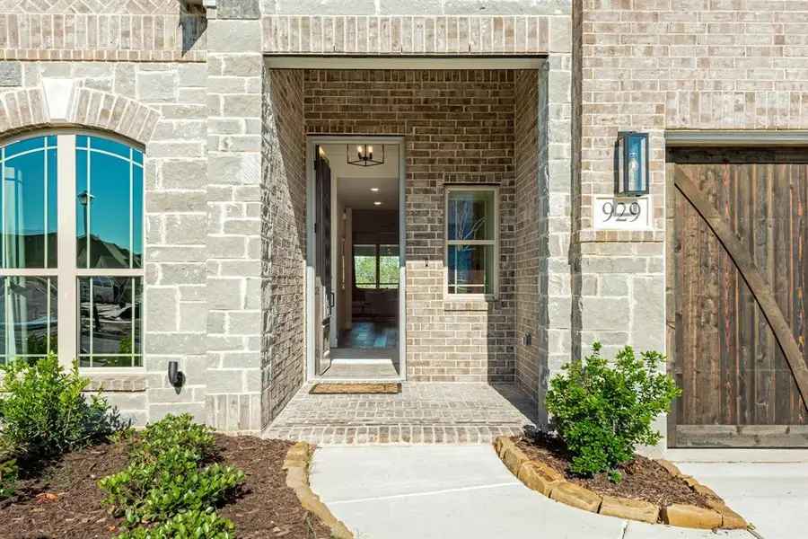 Exterior details and patio area of a home in Trees Farm, DeSoto (Image 3).