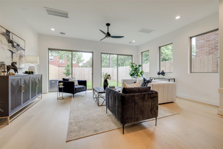 Furnished interior view inside a new home in , Houston (Image 7). Furnished interior view inside a new home in , Houston (Image 7).