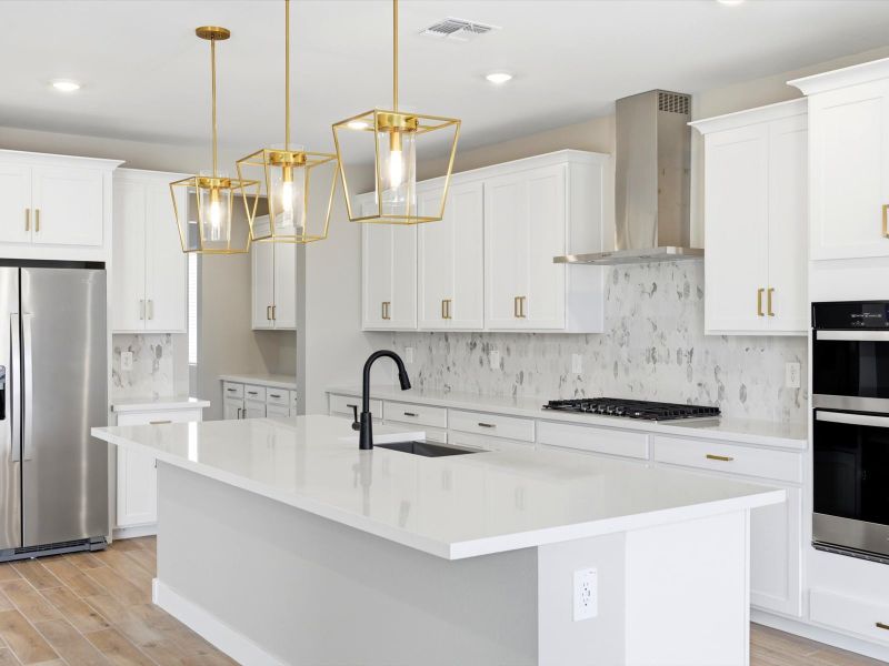Furnished interior view inside a new home in White Tank Foothills Signature Series, Waddell (Image 4).
