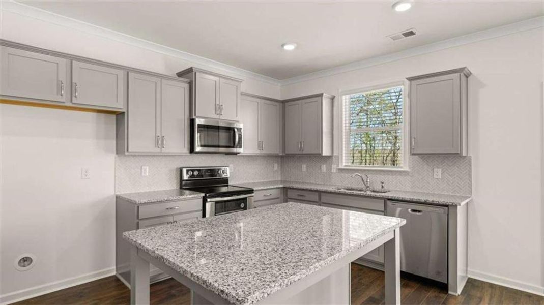 Furnished interior view inside a new home in , Dacula (Image 4).